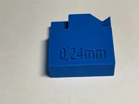 Schichtdickenmuster 0,24mm