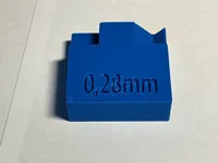 Schichtdickenmuster 0,28mm