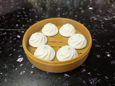 Soup Dumpling Fridge Magnets - dim sum steamer set
