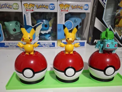 Megablox Pokeball Display Modular