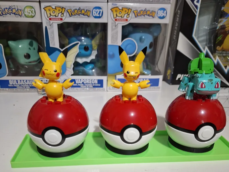 Megablox Pokeball Display Modular