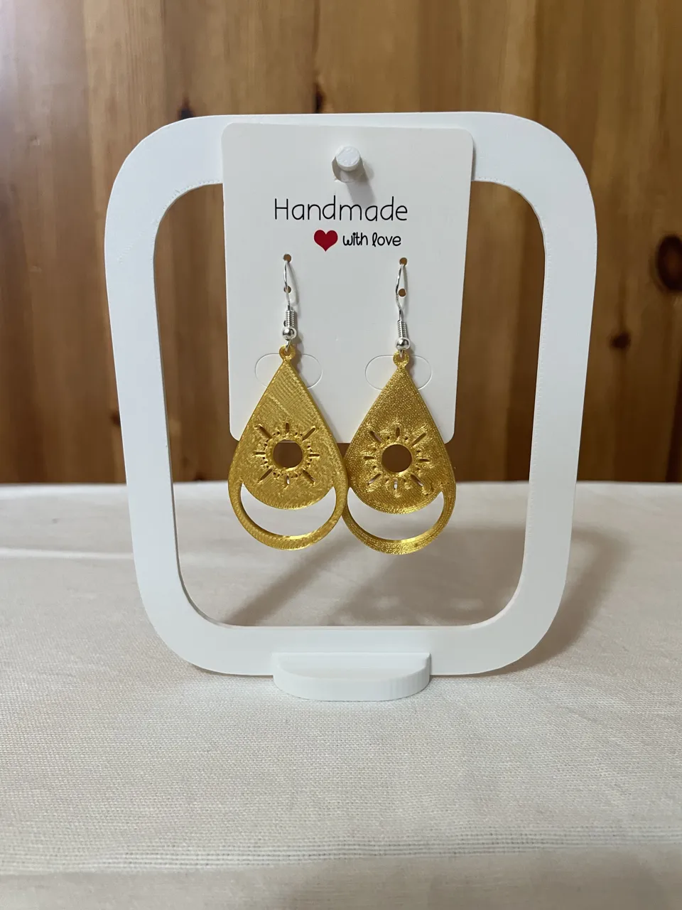 Orecchini Goccia Sole & Luna – Design Minimal view 2