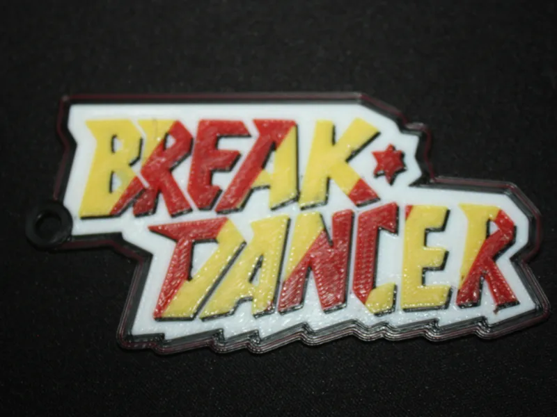 Break Dance Schlüsselanhänger 