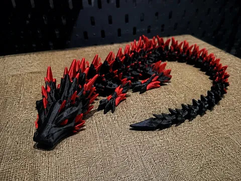 Adorno temático: dragon — referencia de MakerWorld