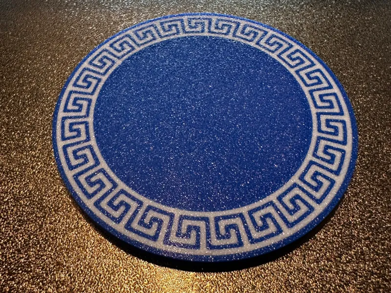 Greek Pattern Coaster