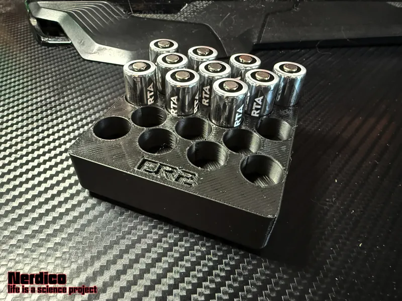 Gridfinity 2x2 Batteriehalter CR2