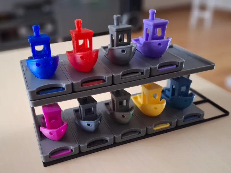 Benchy Display Unit (Stackable+Gridfinity)