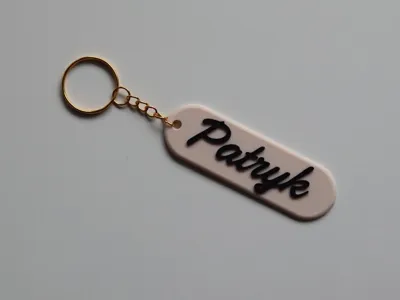 Personalized Name Keychain “Patryk”