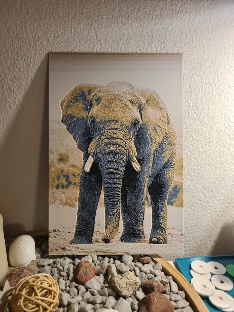 Hueforge Elephant