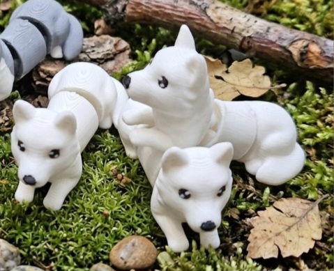 Miniatura 2 do modelo 3D mini flexi wolf