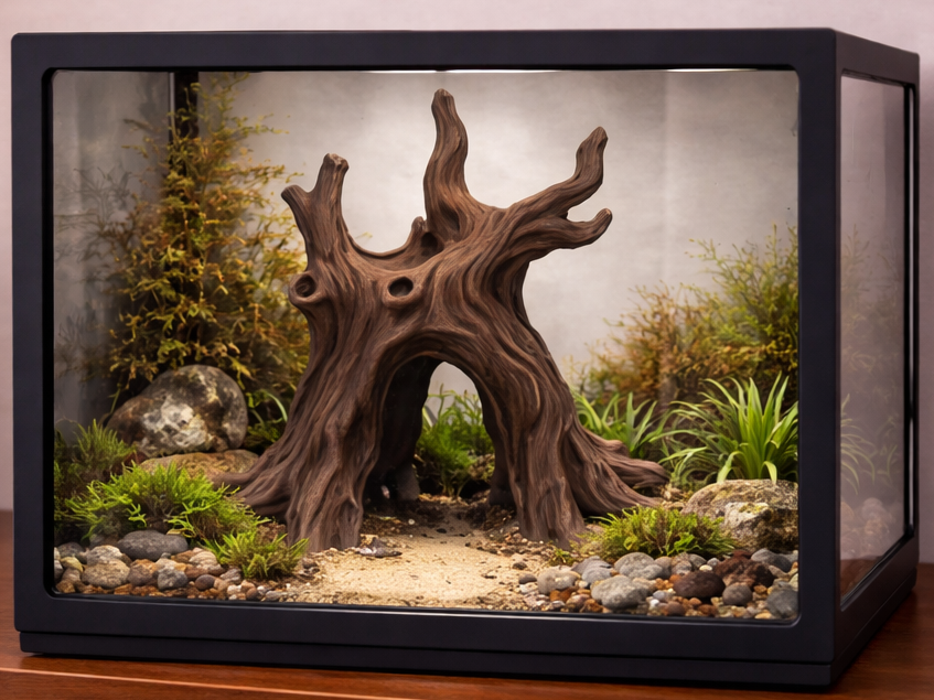 Gnarled Root Arch Climber – Natural Woodland 