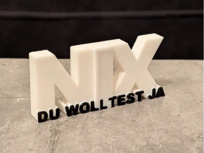 Du wolltest ja NIX