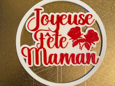 Cake topper Happy Mother's Day Mom