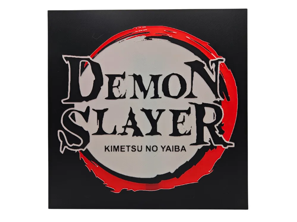Demon Slayer Logo Hueforge