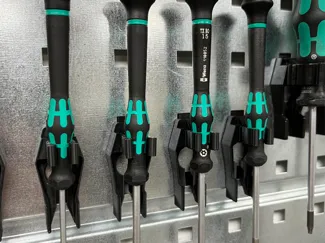Raaco holder for small (Wera Micro) screwdrivers