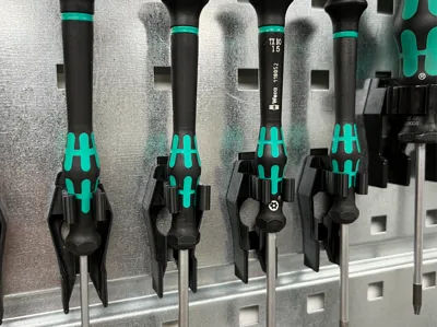 Raaco holder for small (Wera Micro) screwdrivers