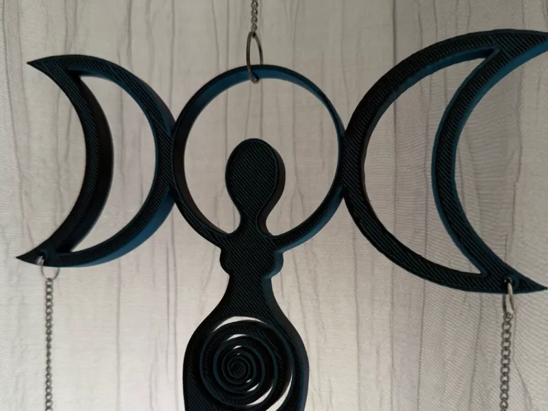 Triple moon Goddess Wall Art/Mobile