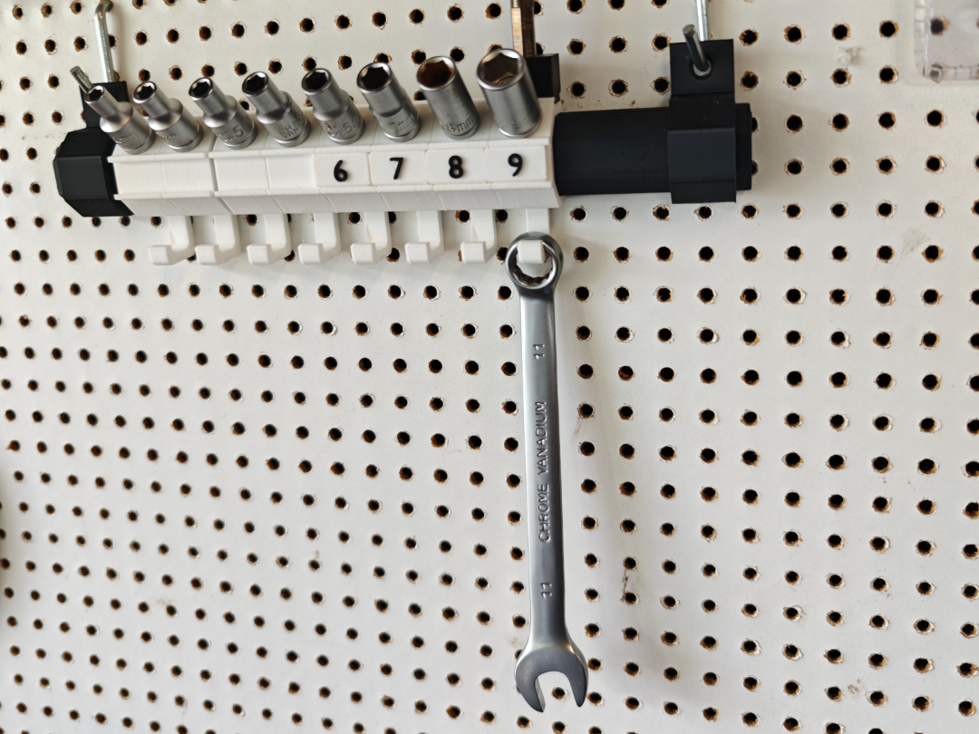 Socket and wrench organizer Metric/Imperial