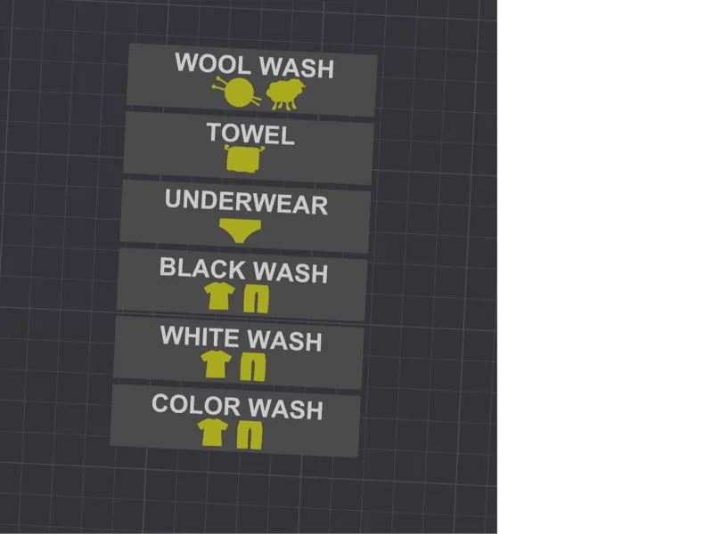 Laundry tags