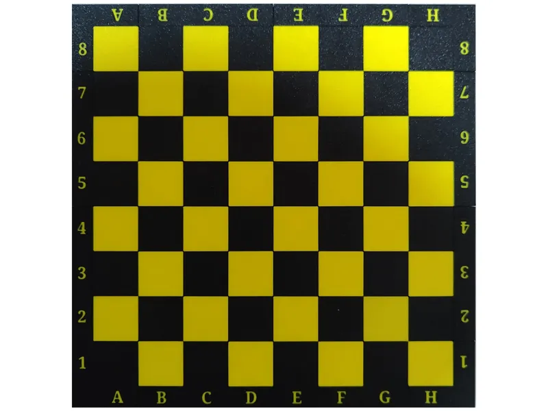 Modular Interlocking Chessboard with Connectors