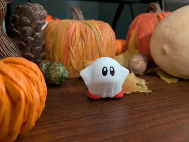 Mini Ghost Kirby Figurine