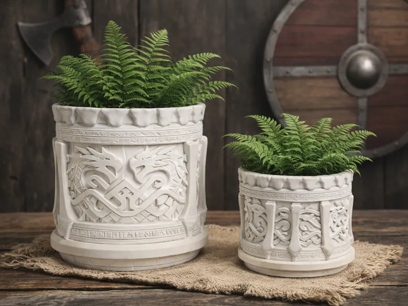 Nordic Flowerpot – Skyrim - GoT inspired Planter