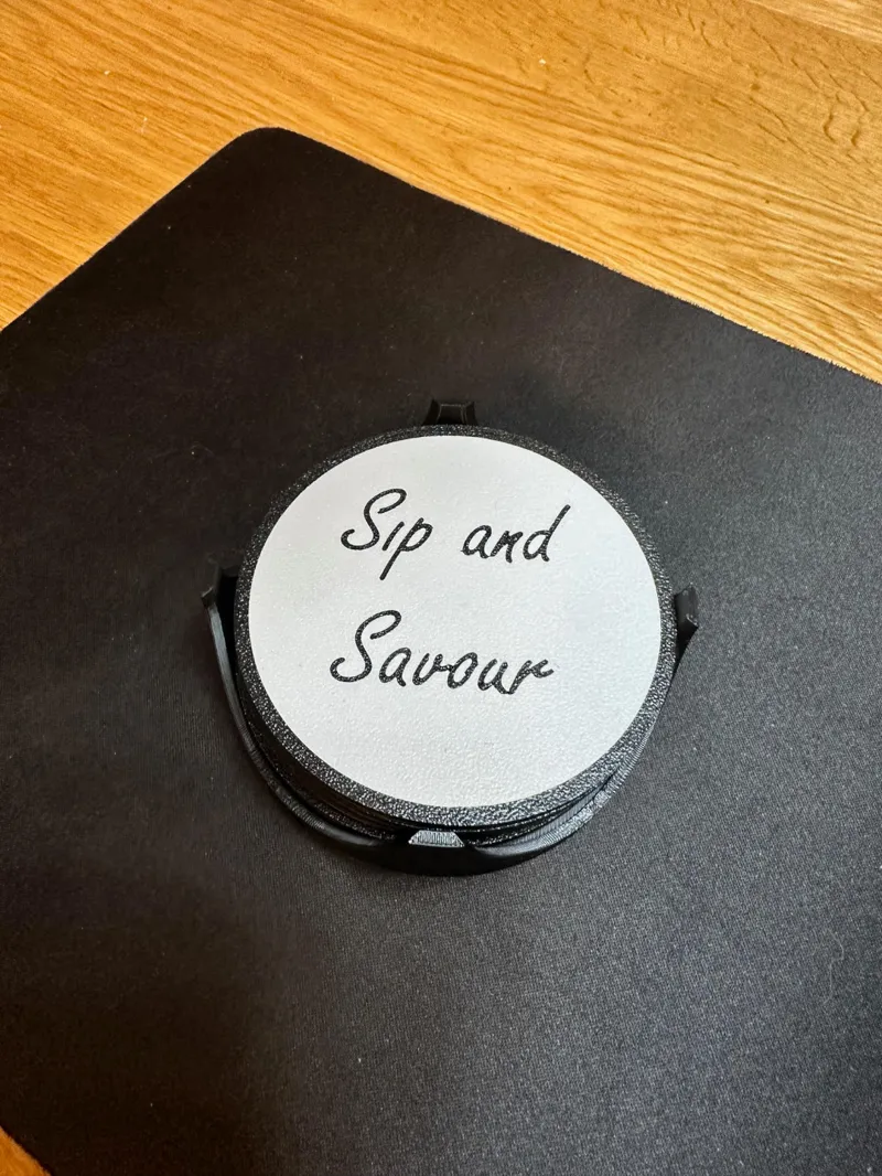 Wine Lovers Coaster Set