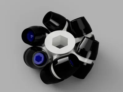 35mm Mecanum Wheel (Center-frame)