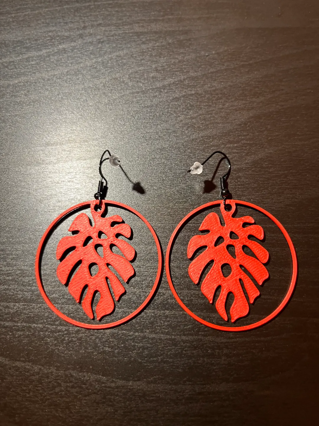 Earrings - Monstera view 2