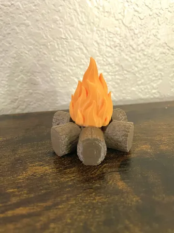Objeto manipulable: Campfire Clicker Fidget — vista de referencia 3