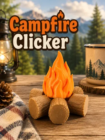 Objeto manipulable: Campfire Clicker Fidget — vista de referencia 2