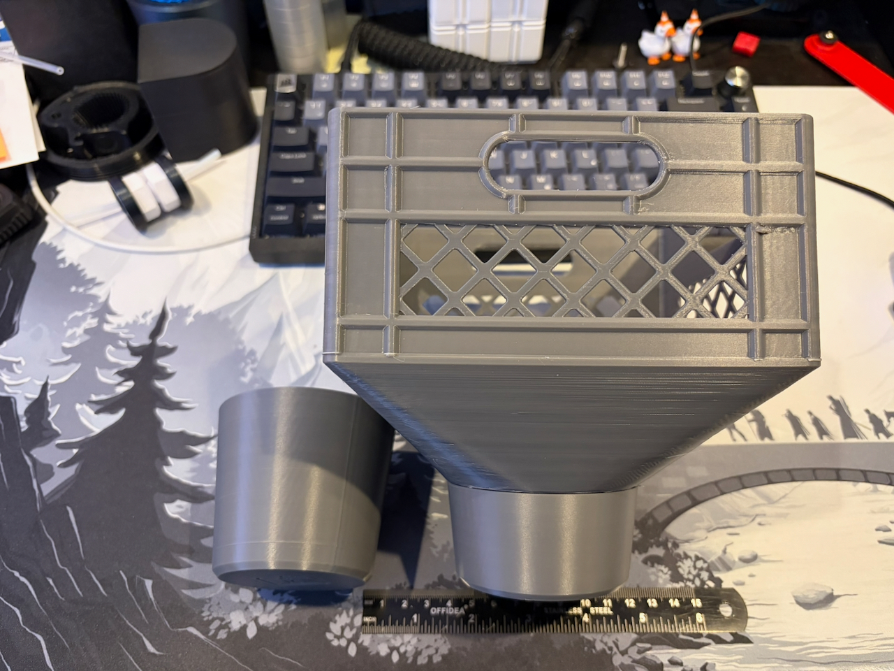 1 Gallon Milk Crate Car Cup Holder Adapter!