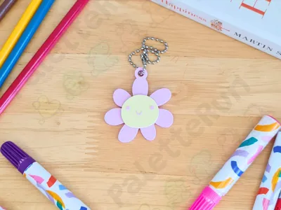Cartoon Flower Keychain