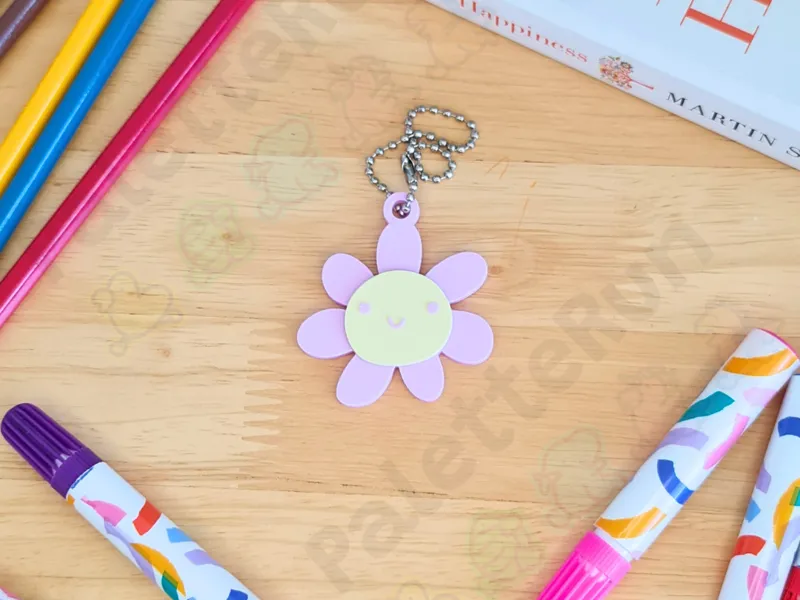 Cartoon Flower Keychain