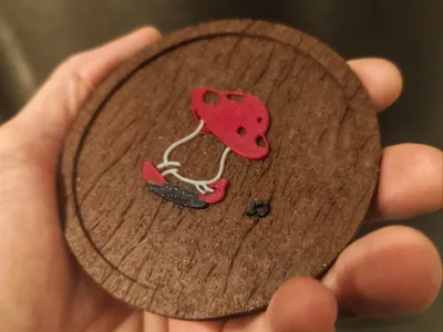 Dungeon Meshi Wood Coaster