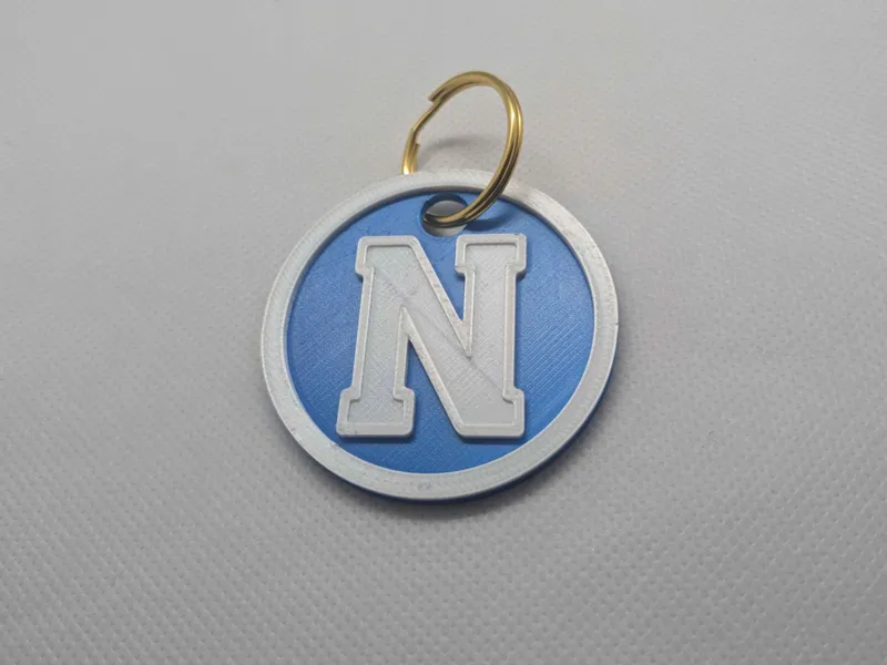Letter N Key Chain