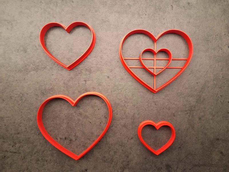 Hearth Shaped Valentine's Day - Cookie Cutters