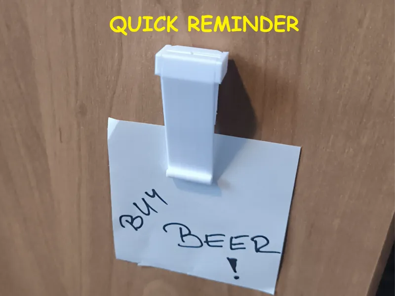 Quick note clip 