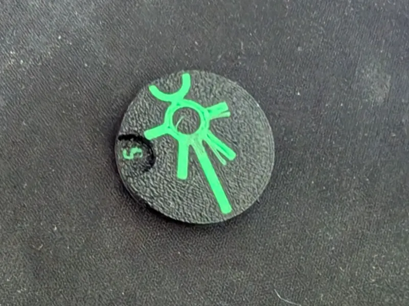 Necron Wound counter - 4x2mm magnet insert