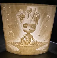Lithophanie lumineuse Baby Groot — photo 1
