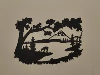 Tableau mural paysage de lac — photo 2
