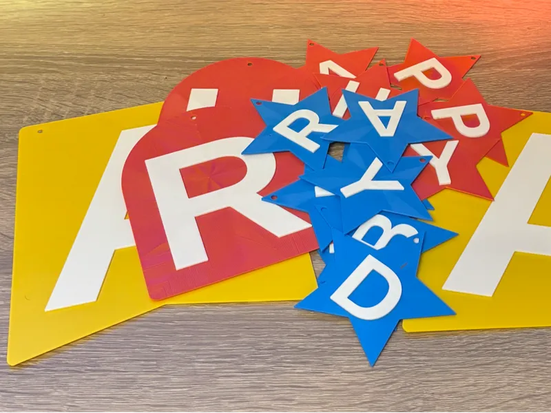 Display Letters Customisable (No AMS necessary)