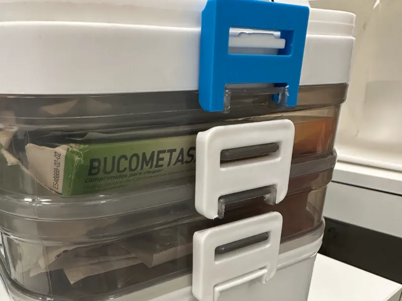 Bisagra pastillero camper / organizador 