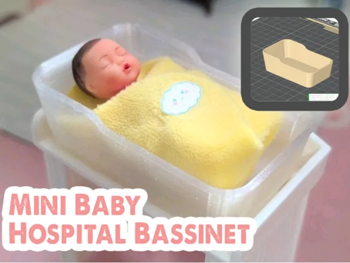 Berceau d'hôpital pour poupée miniature My Mini Baby