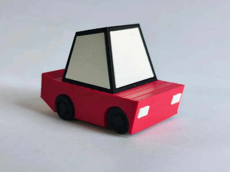 Low Poly Stylized Toy Car