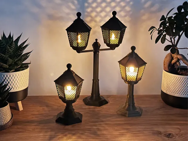 Mini Street Light Lantern - Tea Light Holder