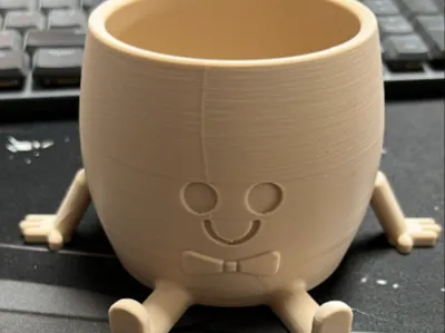 Highly Customisable - Happy Pot with Bowtie