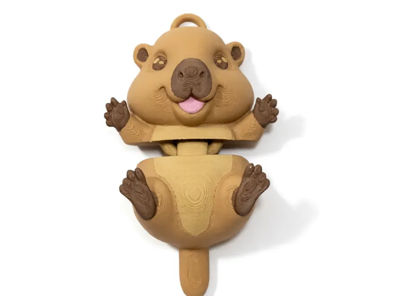 capybara flexi keyring