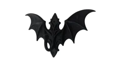 Letrero o emblema decorativo: Gothic Bat Wall Hook — vista de referencia 5