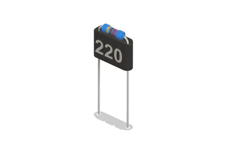 Resistor adapter for breadboards